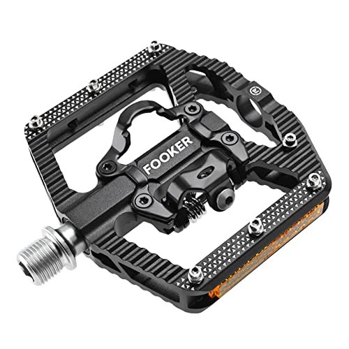 FOOKER Mountain Bike Pedals with Reflectors