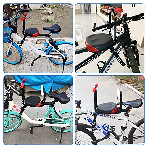 Foldable Front Child Bike Seat with Guardrail