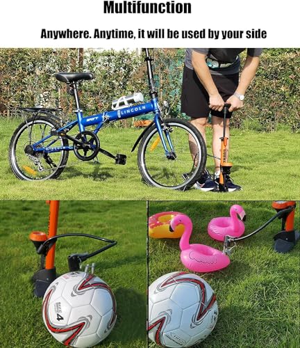 Multi-Valve High Pressure Bike Floor Pump