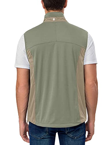 Men's Windproof Cycling Softshell Vest - Sage