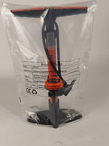 Multi-Valve High Pressure Bike Floor Pump