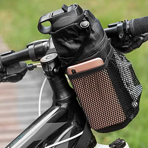 Insulated Bike Cup Holder with Phone Pocket