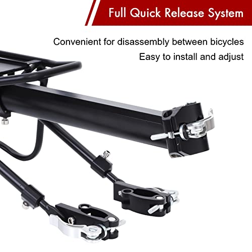 Universal Bike Rear Rack with Fender - 115 lbs