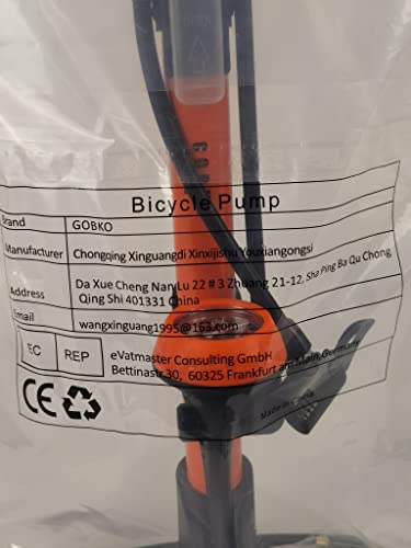 Multi-Valve High Pressure Bike Floor Pump