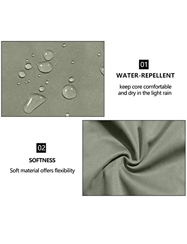 Men's Windproof Cycling Softshell Vest - Sage