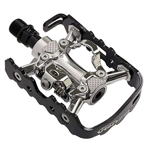 VENZO Dual-Platform Clipless Pedals for Cycling