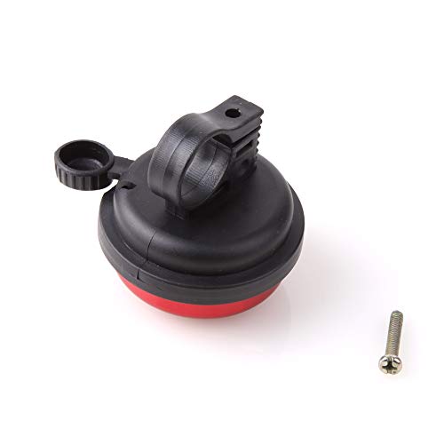 Loud Aluminum Bike Bell for Kids & Adults (Red)