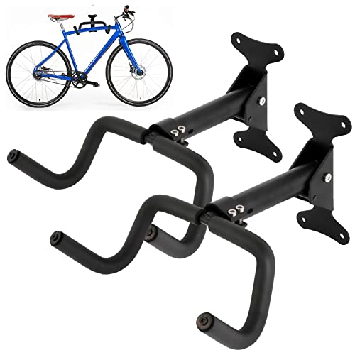 Horizontal Bike Wall Mount Rack - 2PACK