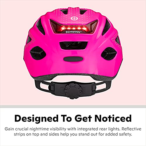 Schwinn LED Bike Helmet with Dial-Fit Adjustment