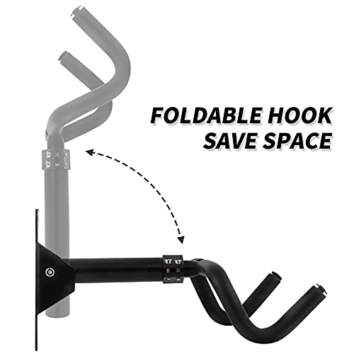 Horizontal Bike Wall Mount Rack - 2PACK