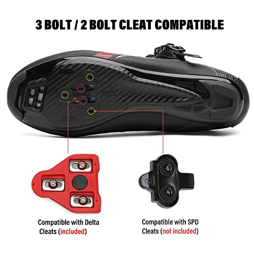 Peloton & SPD Compatible Cycling Shoes - Green, Unisex, Size 11