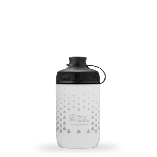 15oz Polar Bottle for Mountain Bikes - White/Charcoal
