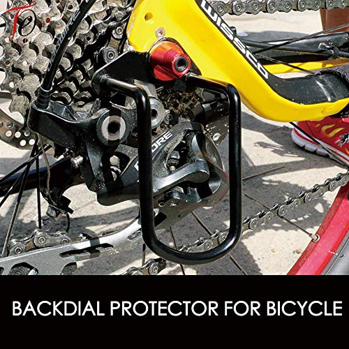 Universal Black Rear Derailleur Guard for Bikes