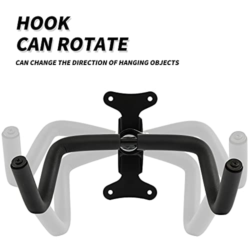 Horizontal Bike Wall Mount Rack - 2PACK