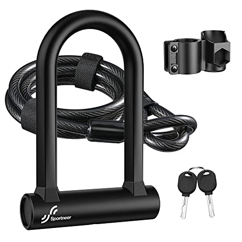 Sportneer Heavy Duty Bike Lock Set