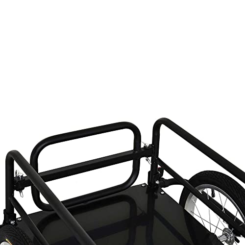 Heavy-Duty Bike Cargo Trailer with Hitch