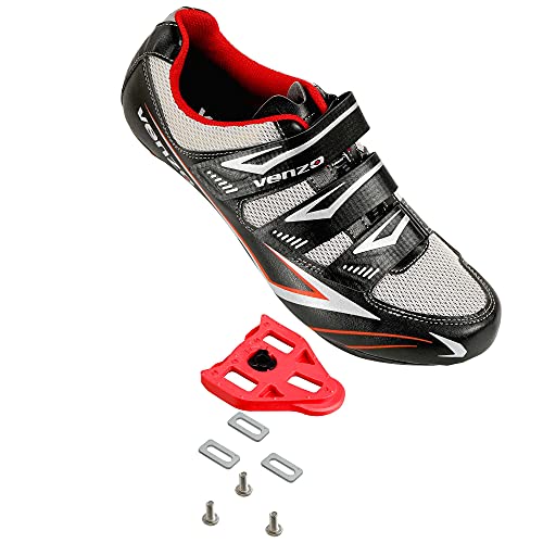 Men's Road Cycling Shoes - 3 Straps - Black - 50