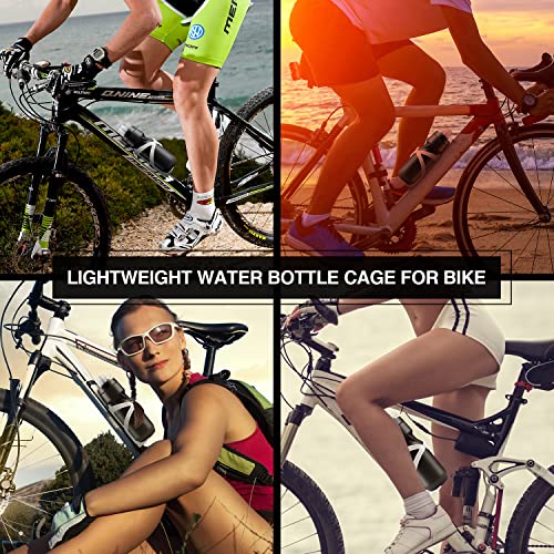 Lightweight Bicycle Water Bottle Cage (White)