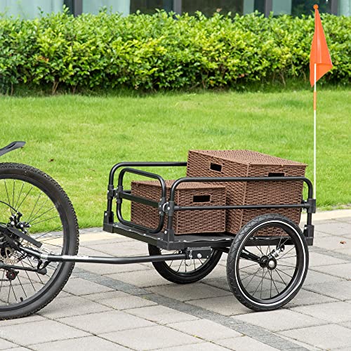 Aosom Bike Cargo Trailer with Suspension