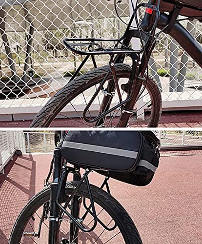 Aluminum Bicycle Front Rack with 15KG Capacity