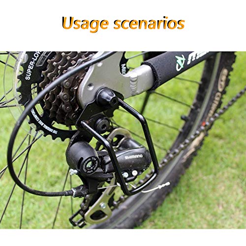 Universal Black Rear Derailleur Guard for Bikes