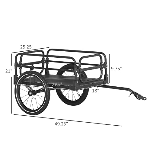 Aosom Bike Cargo Trailer with Suspension