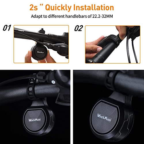 Adjustable 80-130DB Electric Bike Horn & Bell
