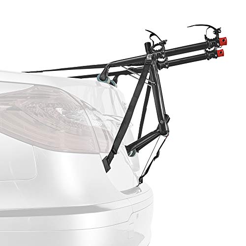 Deluxe 2-Bike Trunk Mount Rack - Black