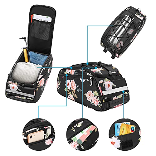 Peony Waterproof Bike Trunk Pannier Bag