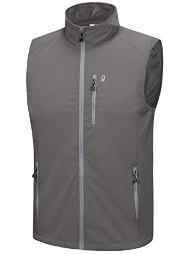 Men's Summer Windproof Cycling Vest Grey