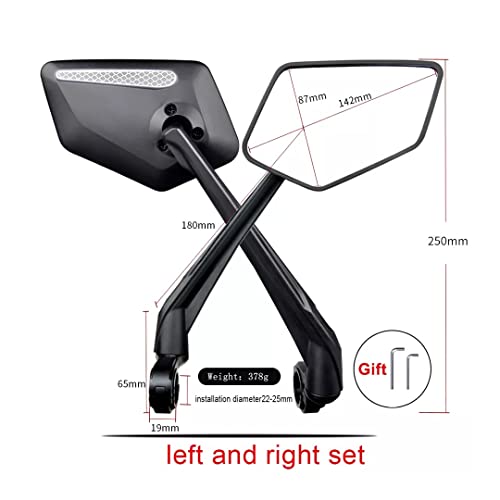 Adjustable Handlebar Bike Mirror Set - 2PCS