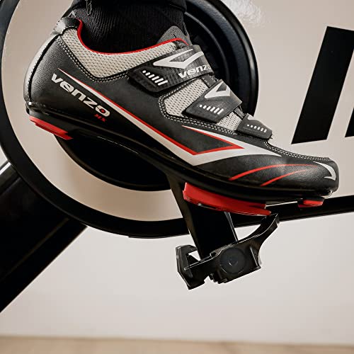 Men's Road Cycling Shoes - 3 Straps - Black - 50