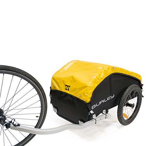 Aluminum Touring Bike Cargo Trailer, Yellow/Black