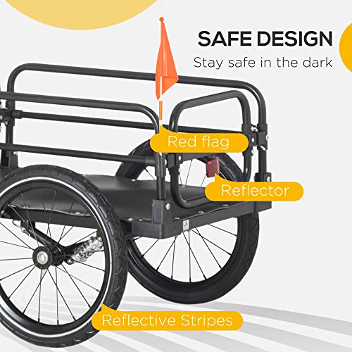 Aosom Bike Cargo Trailer with Suspension