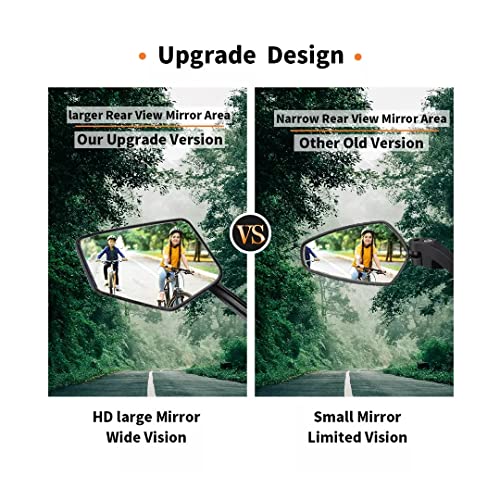 Adjustable Handlebar Bike Mirror Set - 2PCS