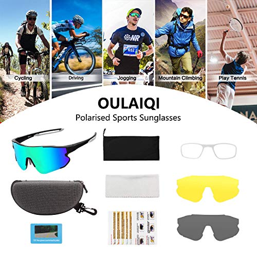 Sports Cycling Sunglasses with Interchangeable Lenses