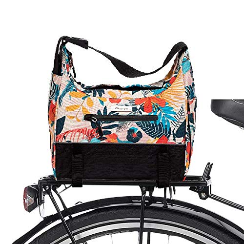 Floral Bike Trunk Pannier Bag