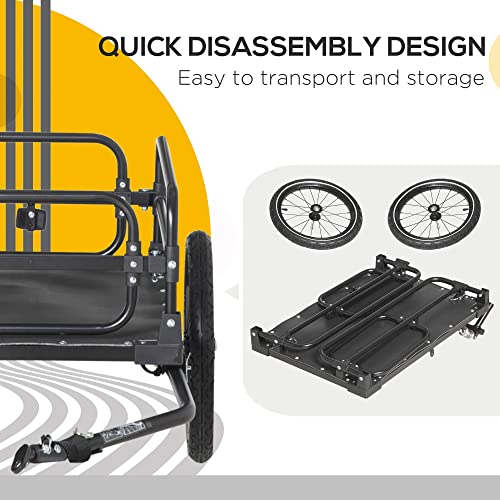 Aosom Bike Cargo Trailer with Suspension