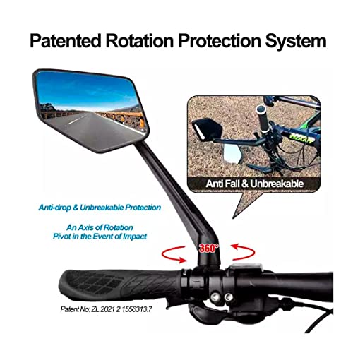 Adjustable Handlebar Bike Mirror Set - 2PCS