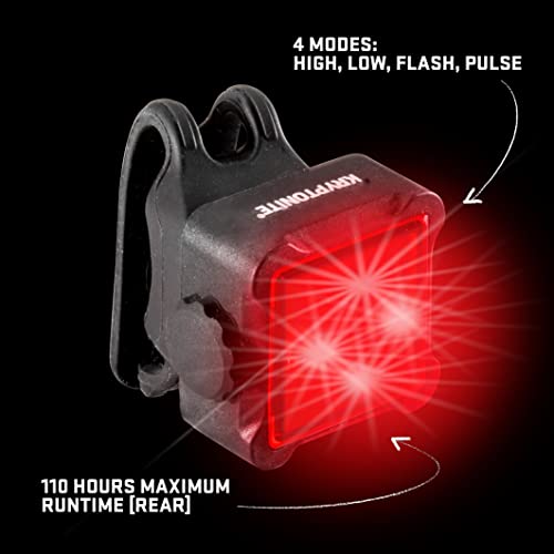 Kryptonite LED Bike Light Set - Comet F150/R150