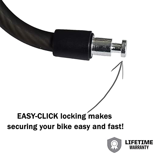Kryptonite 1018 Bicycle Lock Combo Cable, Black