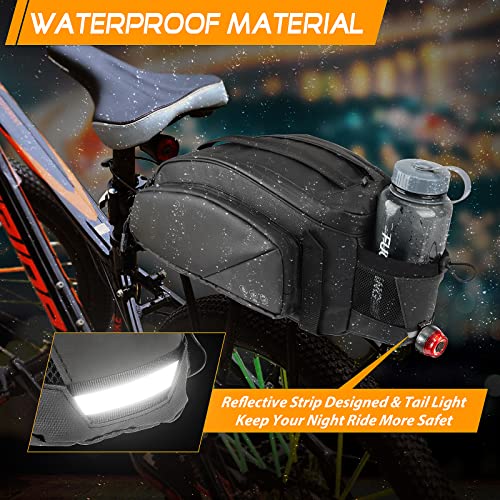 12L Waterproof Bike Trunk with Cup Holder