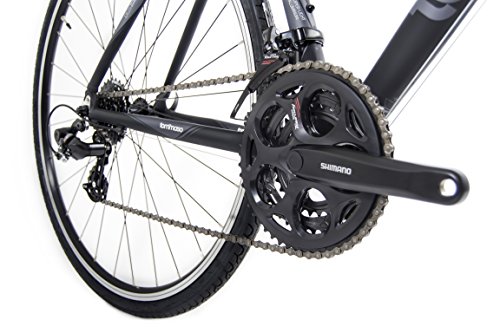 Tommaso Sorrento Hybrid Fitness Bike - Matte Black/Grey