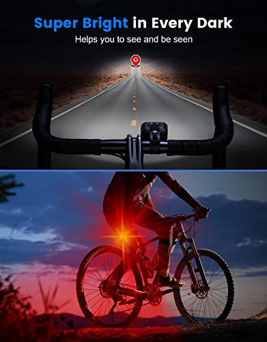Ultra Bright Rechargeable Bike Light Set