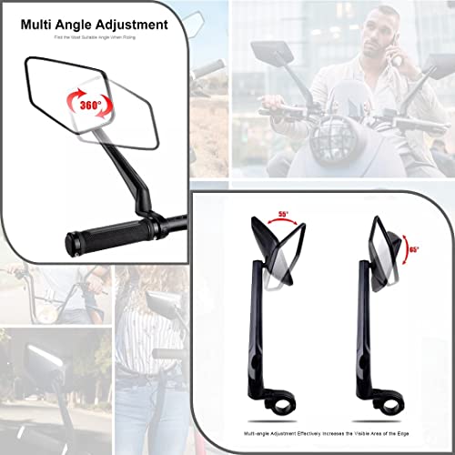 Adjustable Handlebar Bike Mirror Set - 2PCS