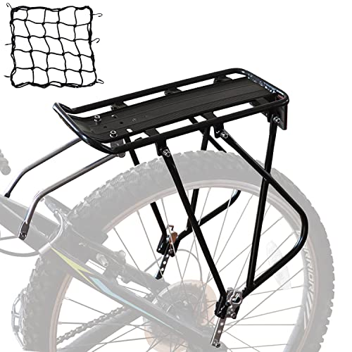 Adjustable Bike Cargo Rack with Bungee Net
