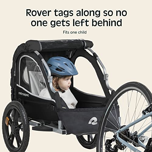Foldable Kids Bike Trailer with Safety Features