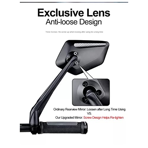 Adjustable Handlebar Bike Mirror Set - 2PCS