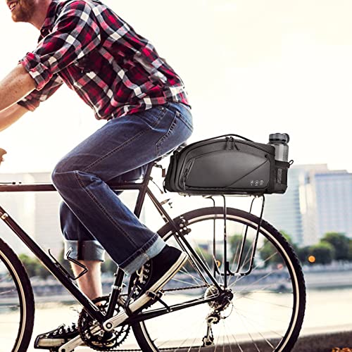 12L Waterproof Bike Trunk with Cup Holder