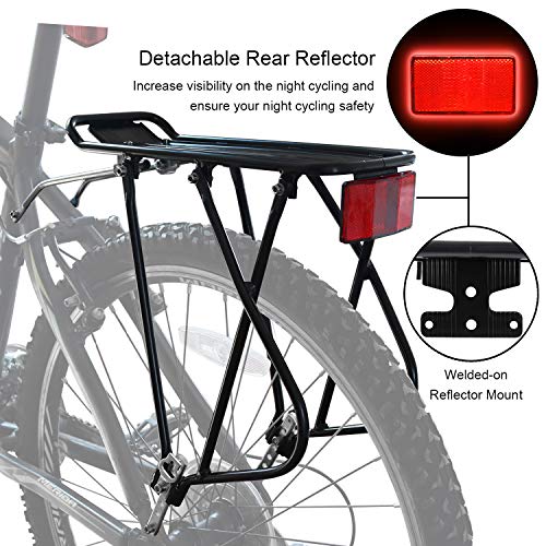 Adjustable Bike Cargo Rack with Bungee Net